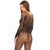Rene Rofe - Crotchless Lace Bodystocking Costume S/M (Black)