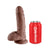 Pipedream - King Cock 7" Cock with Balls (Dark Brown)