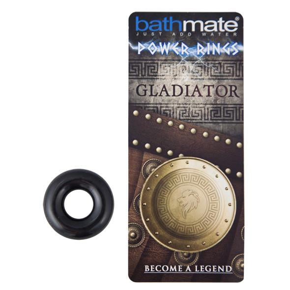Bathmate - Power Rings Gladiator (Black) Rubber Cock Ring (Non Vibration) Durio Asia