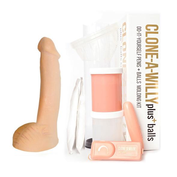 Clone A Willy - Penis plus Balls Molding Kit Clone Dildo (Vibration) Non Rechargeable Durio Asia