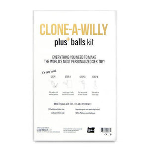 Clone A Willy - Penis plus Balls Molding Kit - PleasureHobby
