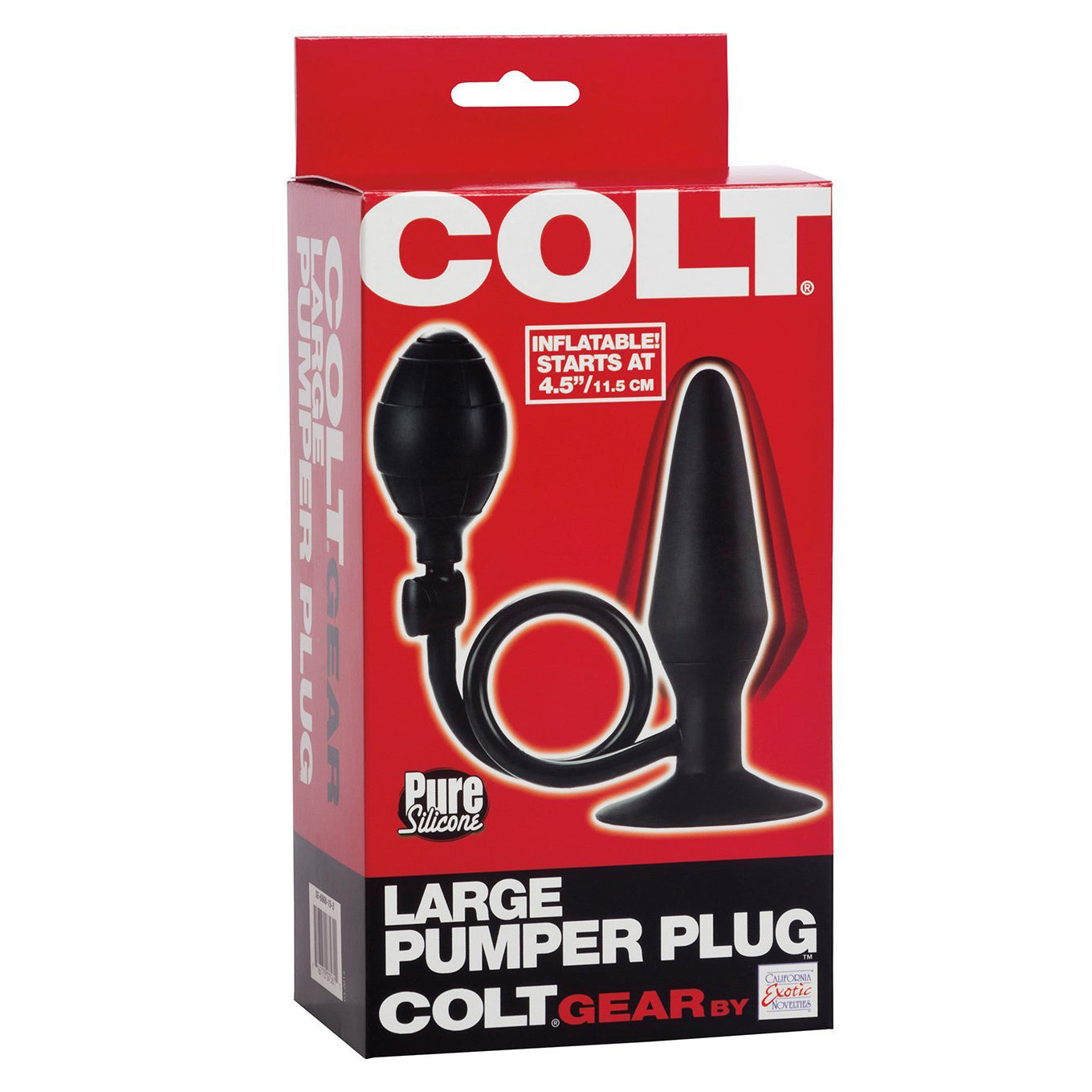 Colt - Large Pumper Anal Plug (Black) Expandable Anal Plug (Non Vibration) Durio Asia
