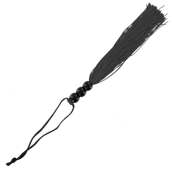 Sex and Mischief - Rubber Whip Small 10&quot; (Black)