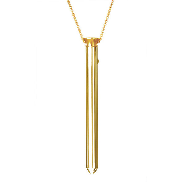Crave - Vesper Vibrator Necklace (Gold) Discreet Toys Durio Asia