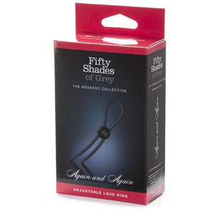 Fifty Shades of Grey - Again and Again Adjustable Cock Ring Silicone Cock Ring (Non Vibration) Durio Asia
