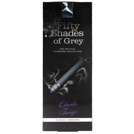 Fifty Shades Of Grey - New Charlie Tango Classic Vibrator (Black) Non Realistic Dildo w/o suction cup (Vibration) Non Rechargeable Durio Asia