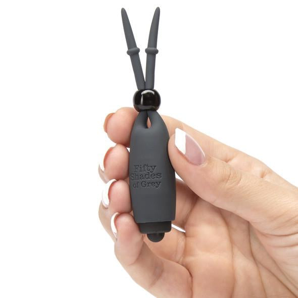 Fifty Shades of Grey - Sweet Torture Vibrating Nipple Clamps - PleasureHobby