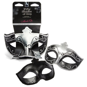 Fifty Shades of Grey - Masks On Masquerade Mask Twin Pack Mask (Non blinded) Durio Asia