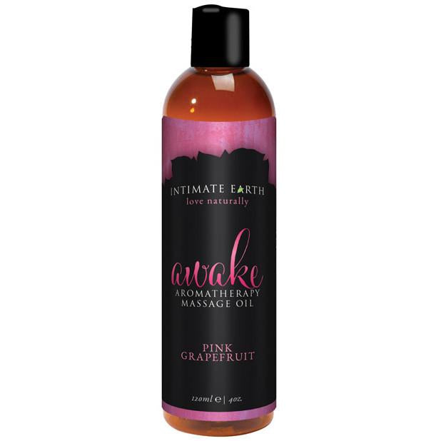Intimate Earth - Awake Massage Oil 120 ml (Black Pepper &amp; Pink Grapefruit) Massage Oil Durio Asia