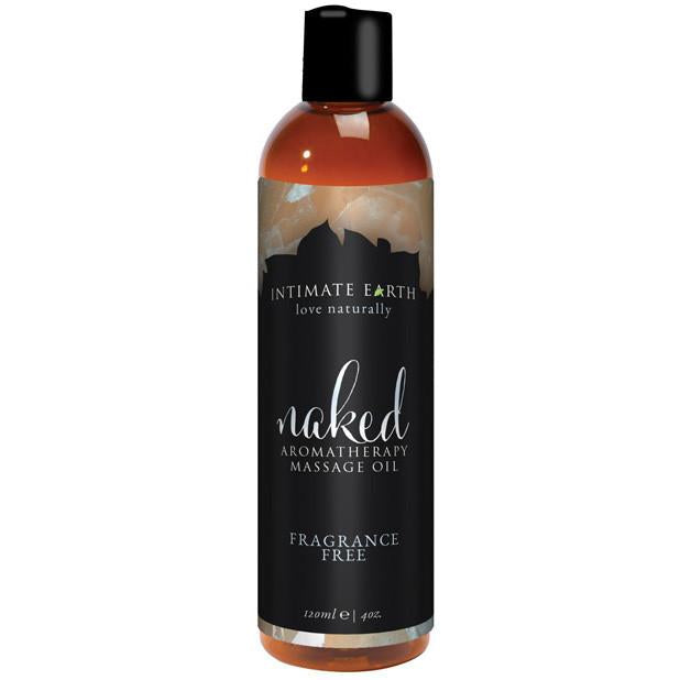 Intimate Earth - Naked Massage Oil 120 ml (Fragrance Free) Massage Oil Durio Asia