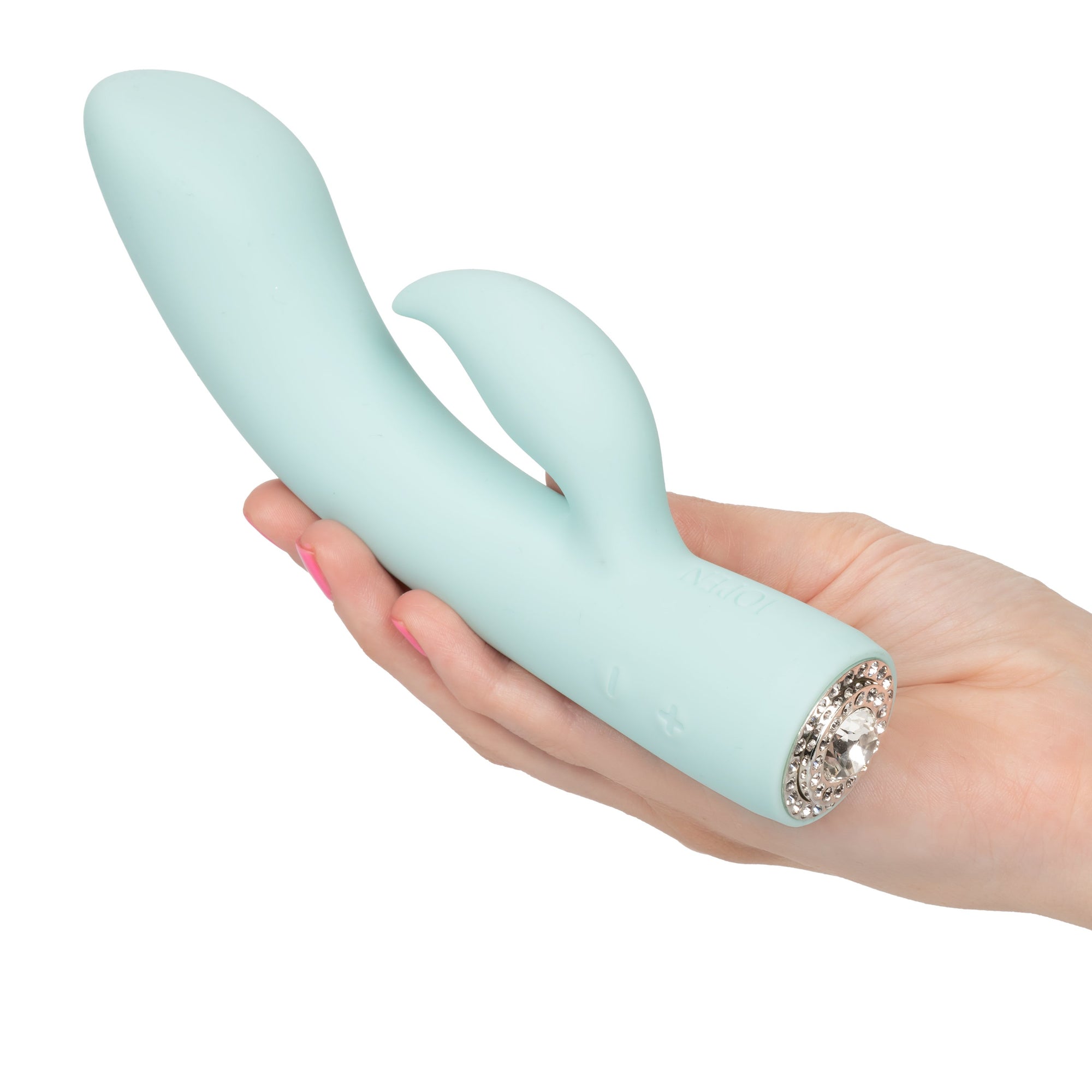 Calexotics - Pave Silicone Rabbit Vibrator Marilyn (Blue)