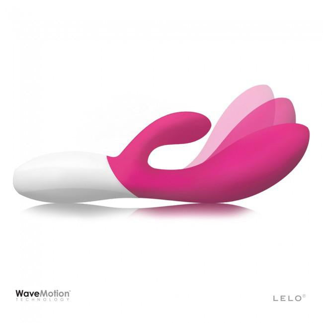 LELO - Ina Wave Rabbit Vibrator (Cerise) - PleasureHobby