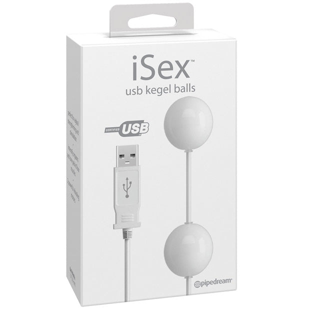 Pipedream - iSex USB Kegel Balls (White)