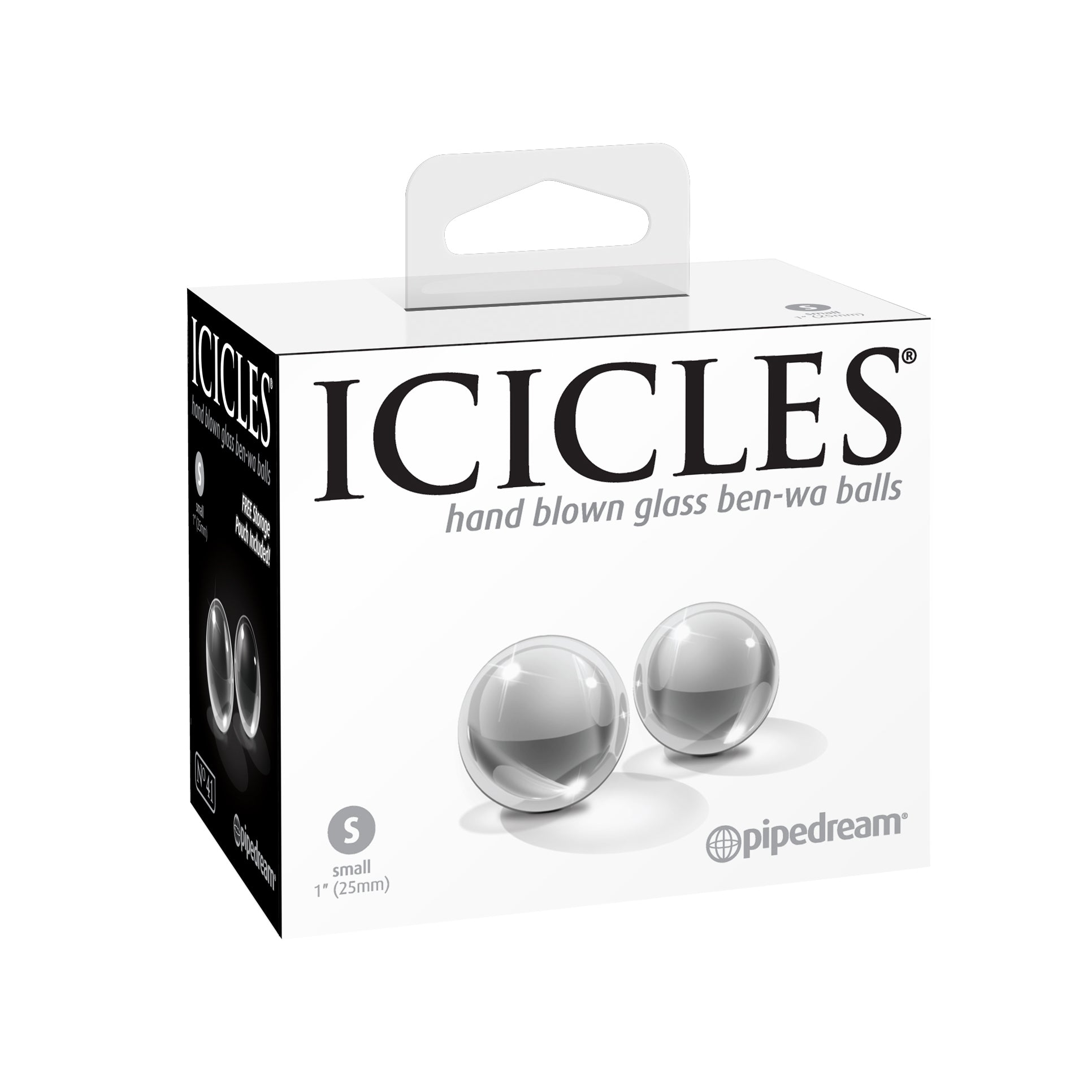 Pipedream - Icicles No. 41 Small Glass Ben Wa Balls