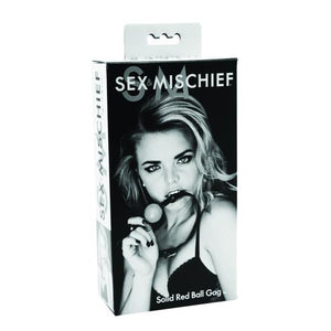 Sex and Mischief - Solid Red Ball Gag