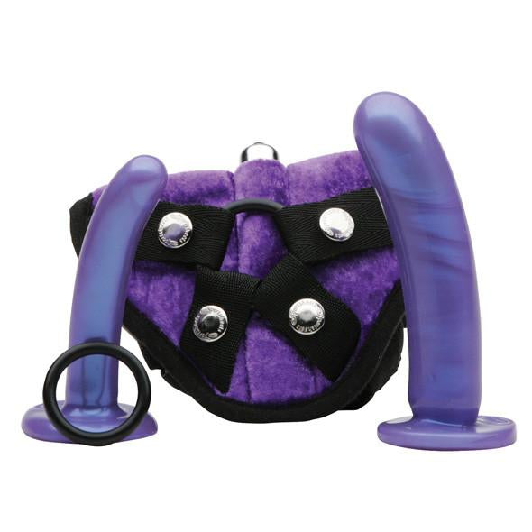Tantus - Bend Over Beginner Strap On Harness Kit (Purple) - PleasureHobby