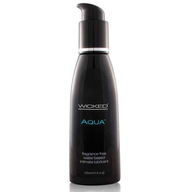 Wicked - Aqua Waterbased Lubricant 4 oz (Lube)