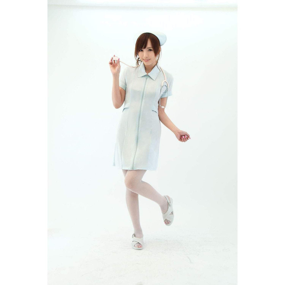 A&amp;T - Healing Angel Nurse Costume (White) Costumes Durio Asia
