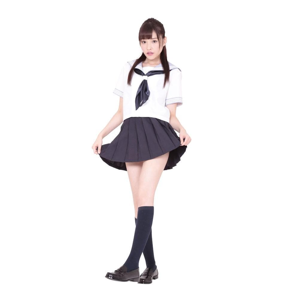 A&amp;T - Kami High School Summer Special Uniform Costume (White) Costumes Durio Asia
