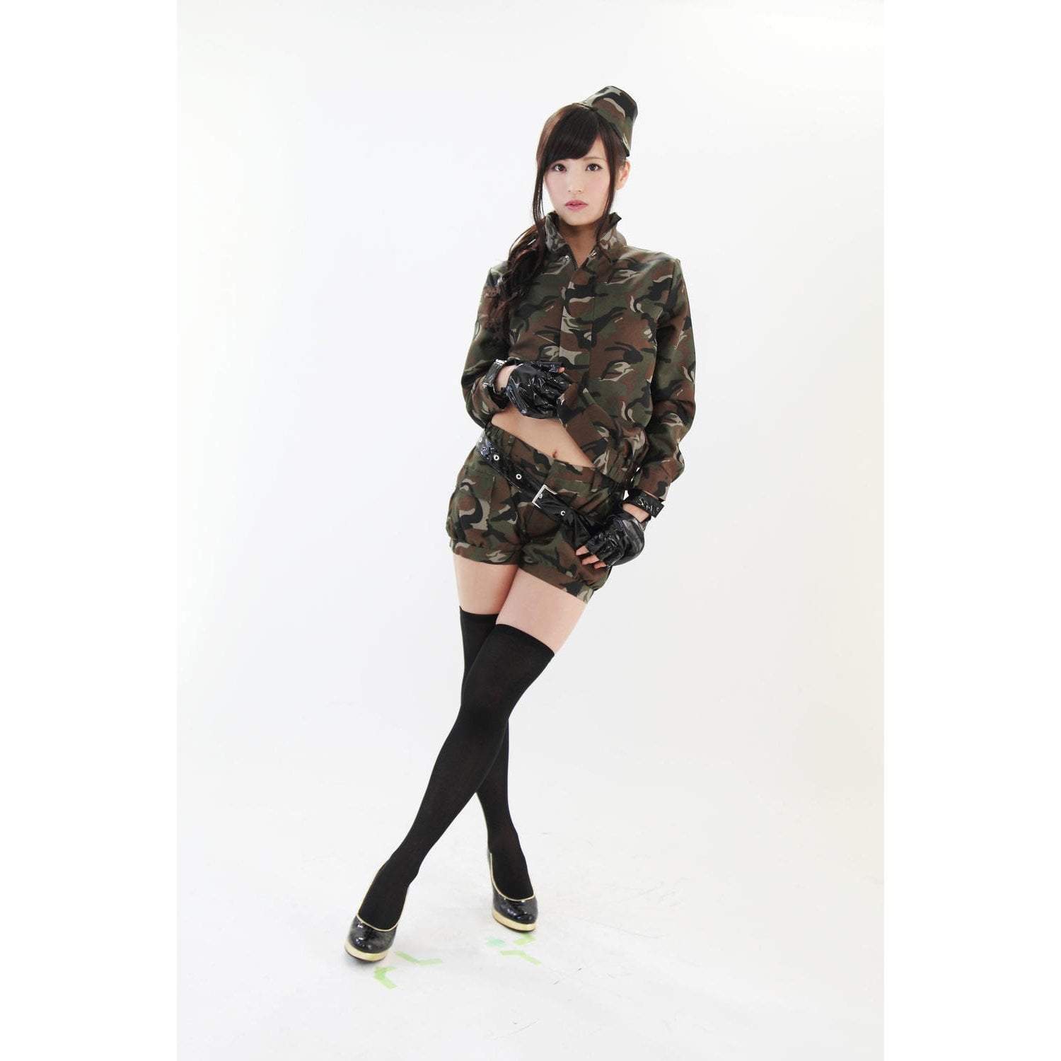 A&T - Metal Gear Army Costume (Multi Colour) Costumes