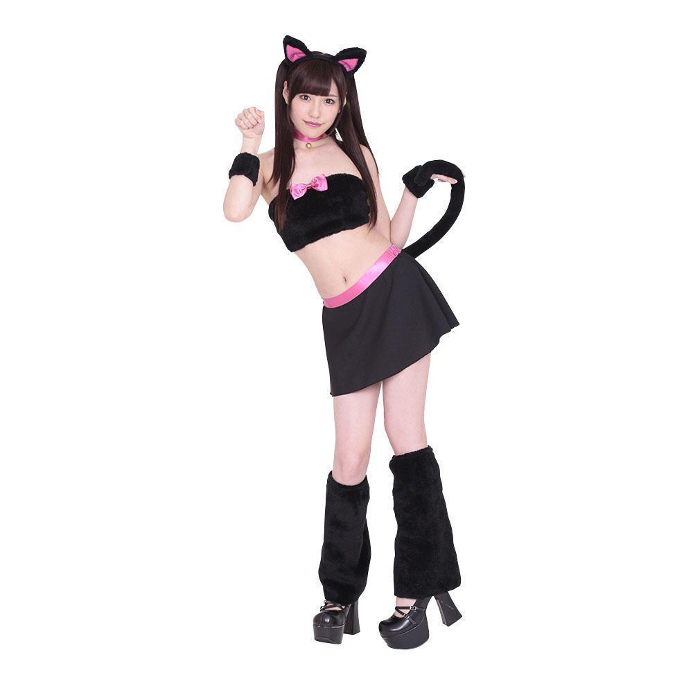 A&amp;T - Pussy Cat Costume (Black) Costumes Durio Asia