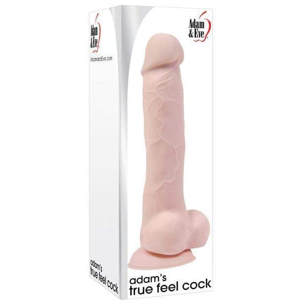 Adam &amp; Eve - Adam&#39;s True Feel Cock with Suction Cup (Beige) Realistic Dildo with suction cup (Non Vibration) Durio Asia
