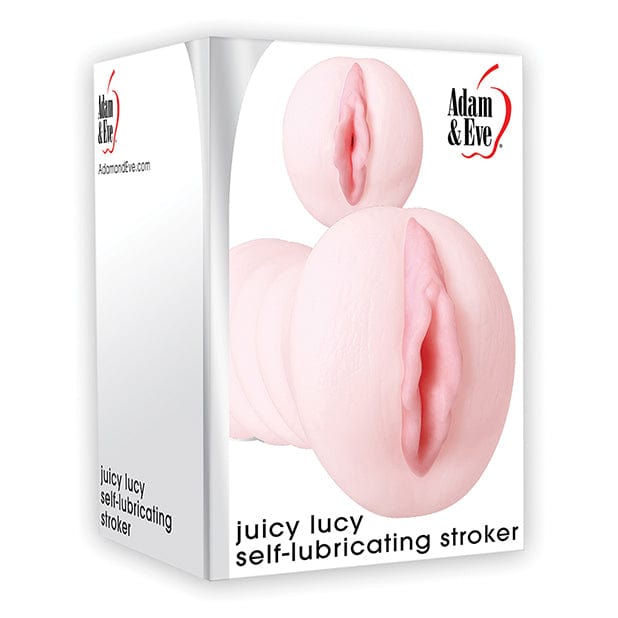 Adam & Eve - Juicy Lucy Self Lubricating Stroker Masturbator (Beige) Masturbator Vagina (Non Vibration) 625418402 CherryAffairs