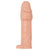 Adam & Eve - True Feel Penis Extension 2.25" (Beige) Cock Sleeves (Non Vibration)
