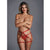 Allure Lingerie - Adore the Fantasy Strappy Harness and Ouverte G String O/S (Red) Panties 622557303 CherryAffairs