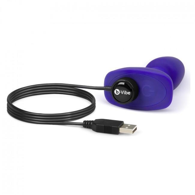 B-Vibe - Rimming Remote Control Vibrating Anal Plug Petite (Purple) Remote Control Anal Plug (Vibration) Rechargeable Singapore