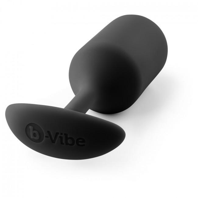 B-Vibe - Snug Plug 3 Weighted Silicone Anal Plug (Black) Anal Plug (Non Vibration) Singapore