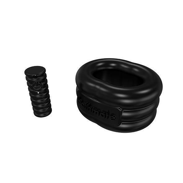 Bathmate - Vibe Ring Stretch Rechargable Cock Ring (Black) Silicone Cock Ring (Vibration) Rechargeable Singapore