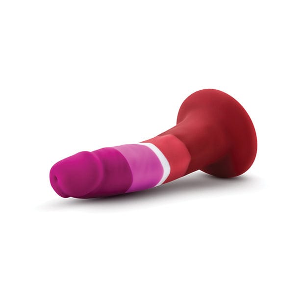 Blush Novelties - Avant P3 Lesbian Pride Beauty Silicone Dong Realistic Dildo 5.5" (Multi Colour) Realistic Dildo with suction cup (Non Vibration) 622620378 CherryAffairs
