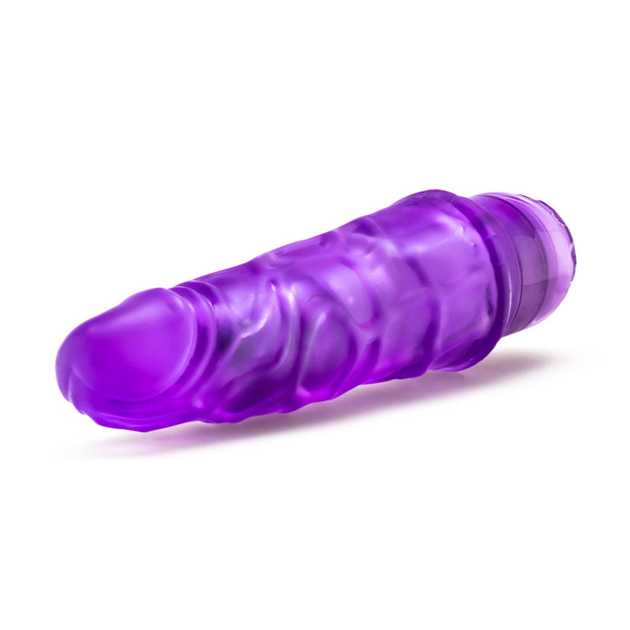 Blush Novelties - B Yours Vibe 3 Dildo Vibrator (Purple) Realistic Dildo w/o suction cup (Vibration) Non Rechargeable 622620495 CherryAffairs