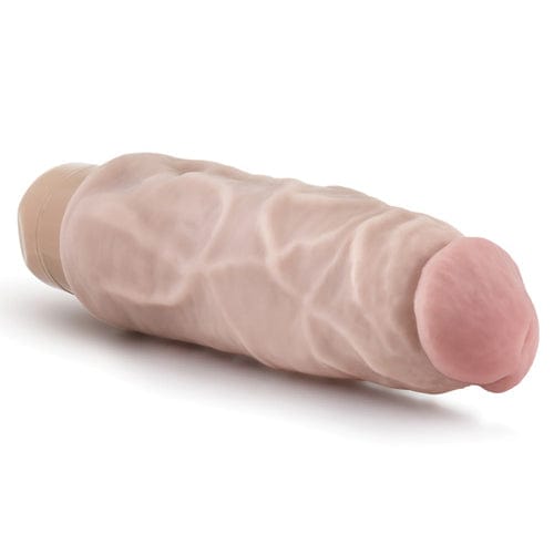 Blush Novelties - Dr Skin Vibe 9 Dong Vibrating Realistic Dildo 7" (Beige) Realistic Dildo w/o suction cup (Vibration) Non Rechargeable CherryAffairs