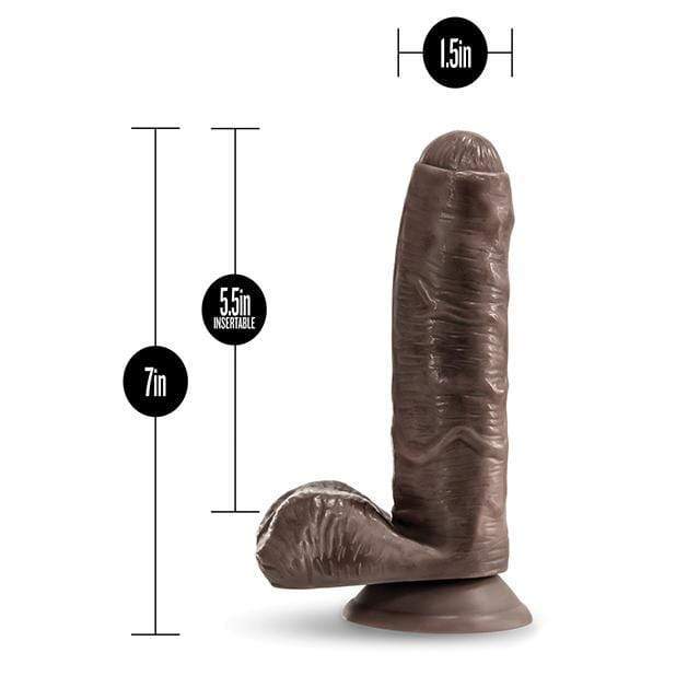 Blush Novelties - Loverboy Pierre the Chef Realistic Dildo (Brown) Realistic Dildo with suction cup (Non Vibration) 819835022473 CherryAffairs