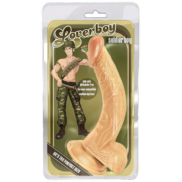 Blush Novelties - Loverboy The Soldier Boy Dildo w/Suction Cup (Beige) Realistic Dildo with suction cup (Non Vibration) Durio Asia