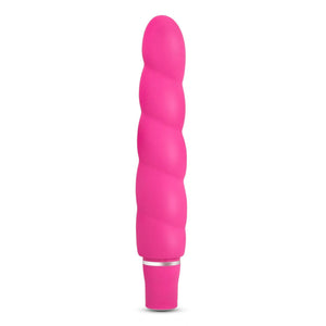Blush Novelties - Luxe Anastasia Silicone Vibrator (Pink) Non Realistic Dildo w/o suction cup (Vibration) Non Rechargeable CherryAffairs