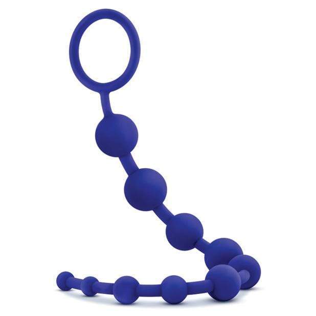 Blush Novelties - Luxe Silicone 10 Anal Beads (Purple) Anal Beads (Non Vibration) Durio Asia