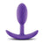 Blush Novelties - Luxe Wearable Vibra Slim Anal Plug Small (Purple) Anal Plug (Non Vibration) 819835022817 CherryAffairs