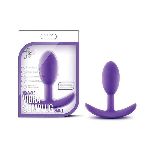 Blush Novelties - Luxe Wearable Vibra Slim Anal Plug Small (Purple) Anal Plug (Non Vibration) Durio Asia