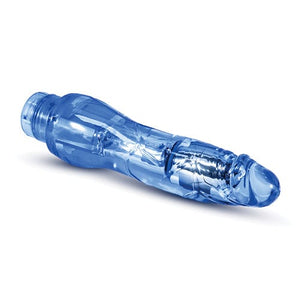 Blush Novelties - Naturally Yours Fantasy Vibe Realistic Vibrating Dildo 8.5"(Blue) Realistic Dildo w/o suction cup (Vibration) Non Rechargeable 622623367 CherryAffairs