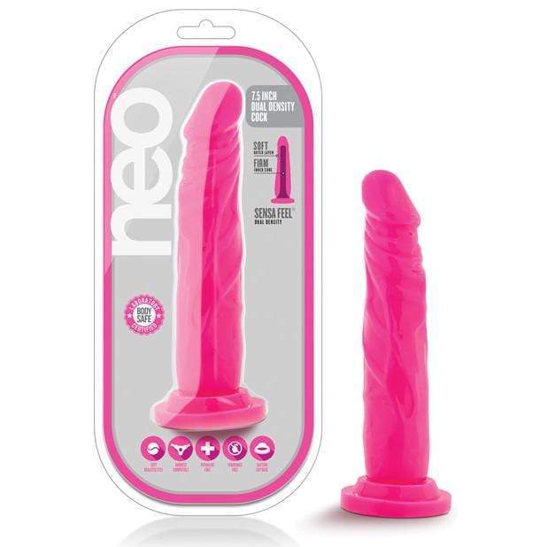 Blush Novelties - Neo Dual Density Realistic Cock 7.5&quot; (Pink) Realistic Dildo with suction cup (Non Vibration) Durio Asia
