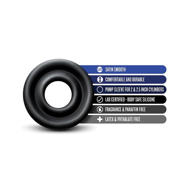 Blush Novelties - Performance Silicone Pump Sleeve Accessory Medium (Black) Accessories 277592958 CherryAffairs