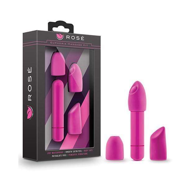 Blush Novelties - Rose Euphoria Single Speed Bullet Vibrator (Pink) Bullet (Vibration) Non Rechargeable Durio Asia