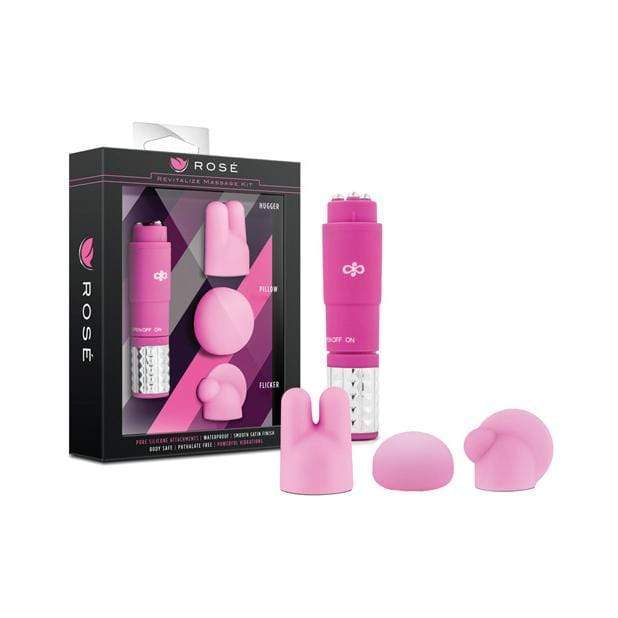 Blush Novelties - Rose Revitalie Clit Massager Kit (Pink) Clit Massager (Vibration) Non Rechargeable Durio Asia