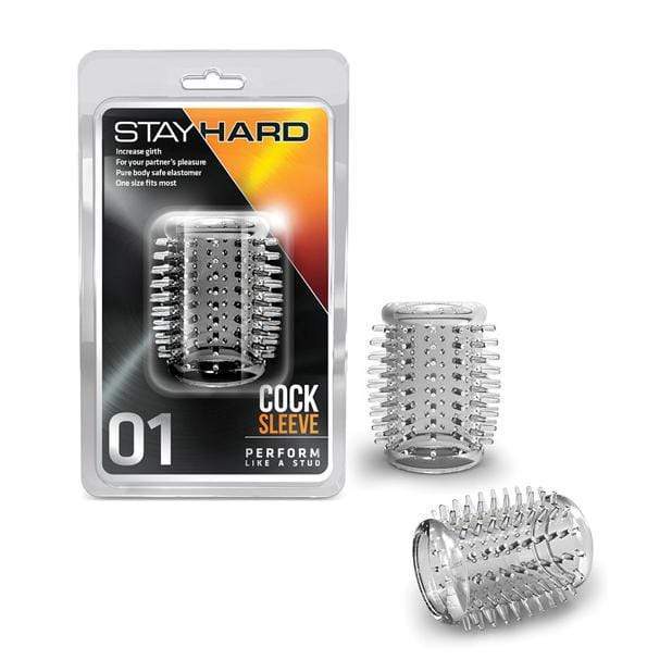 Blush Novelties - Stay Hard Cock Sleeve 01 (Clear) Cock Sleeves (Non Vibration) Durio Asia
