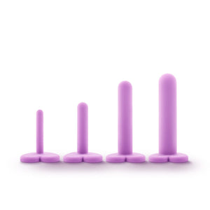 Blush Novelties - Wellness 4 Piece Vaginal Dilator Kit (Purple) Non Realistic Dildo w/o suction cup (Non Vibration) 622624459 CherryAffairs