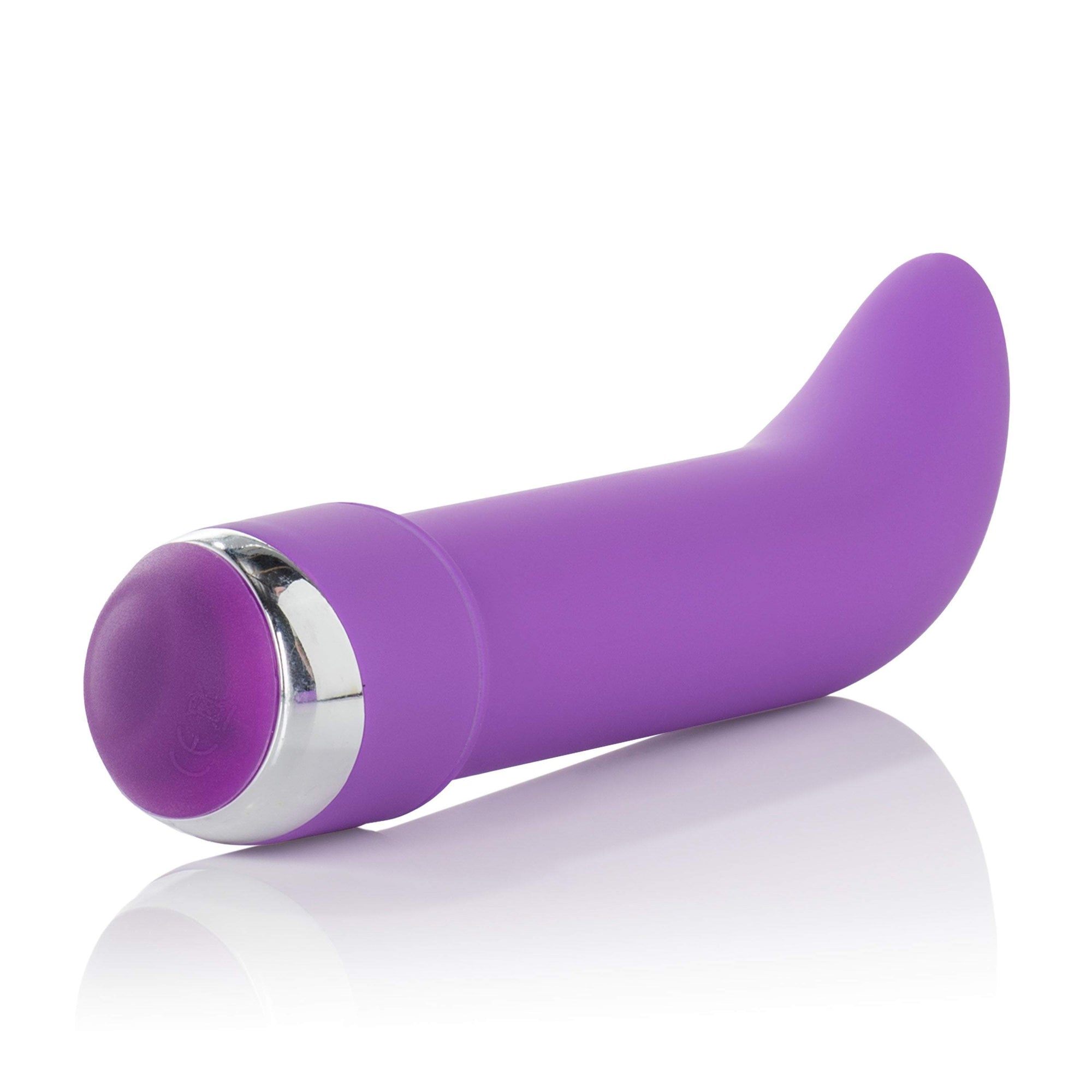 California Exotics - 7 Function Classic Chic Mini G Spot Vibrator (Purple) G Spot Dildo (Vibration) Non Rechargeable