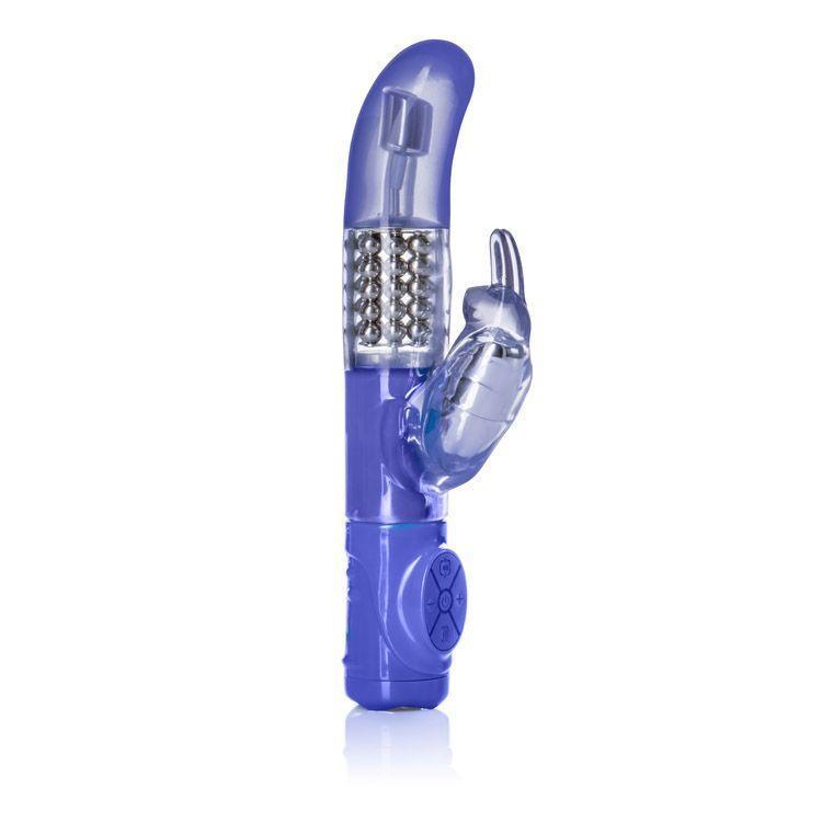 California Exotics - Advanced G Jack Rabbit Vibrator (Blue) Rabbit Dildo (Vibration) Non Rechargeable - CherryAffairs Singapore
